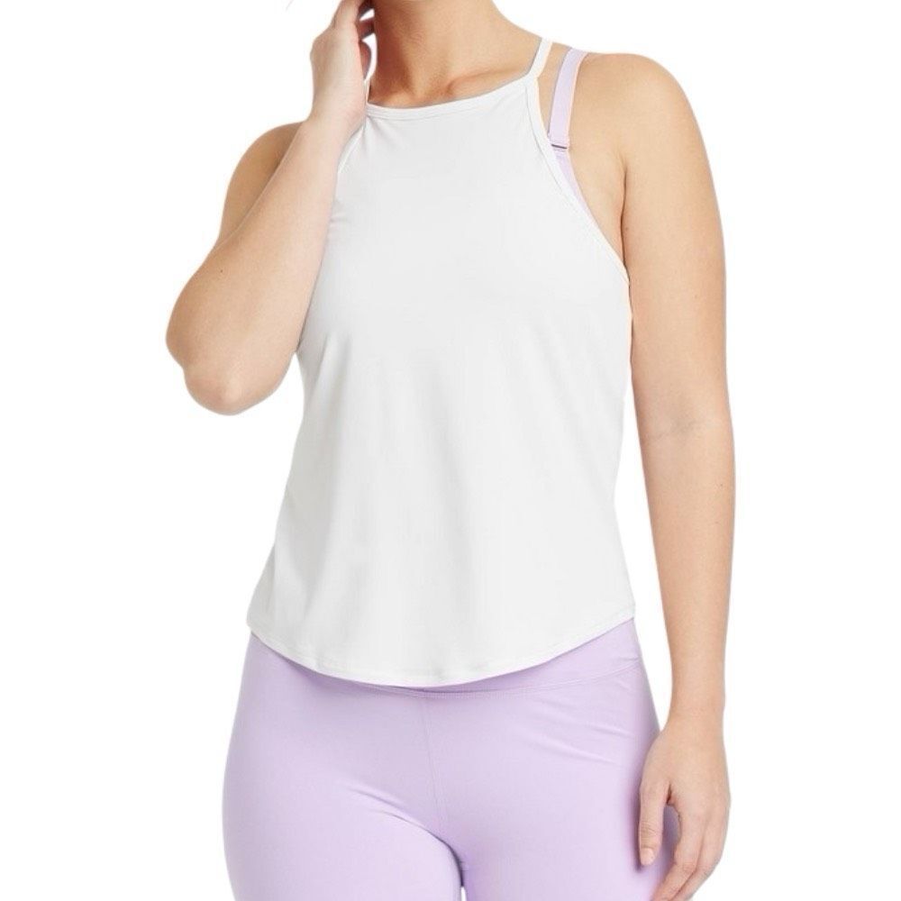 NEW All In Motion White Run Sprint Free Tank Top XS